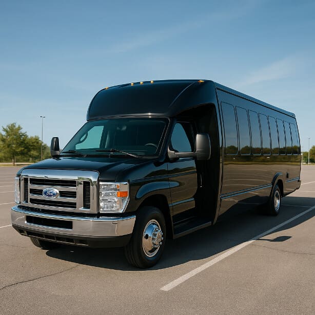 Cleveland Shuttle Bus Rentals 18 Passenger Shuttle Bus