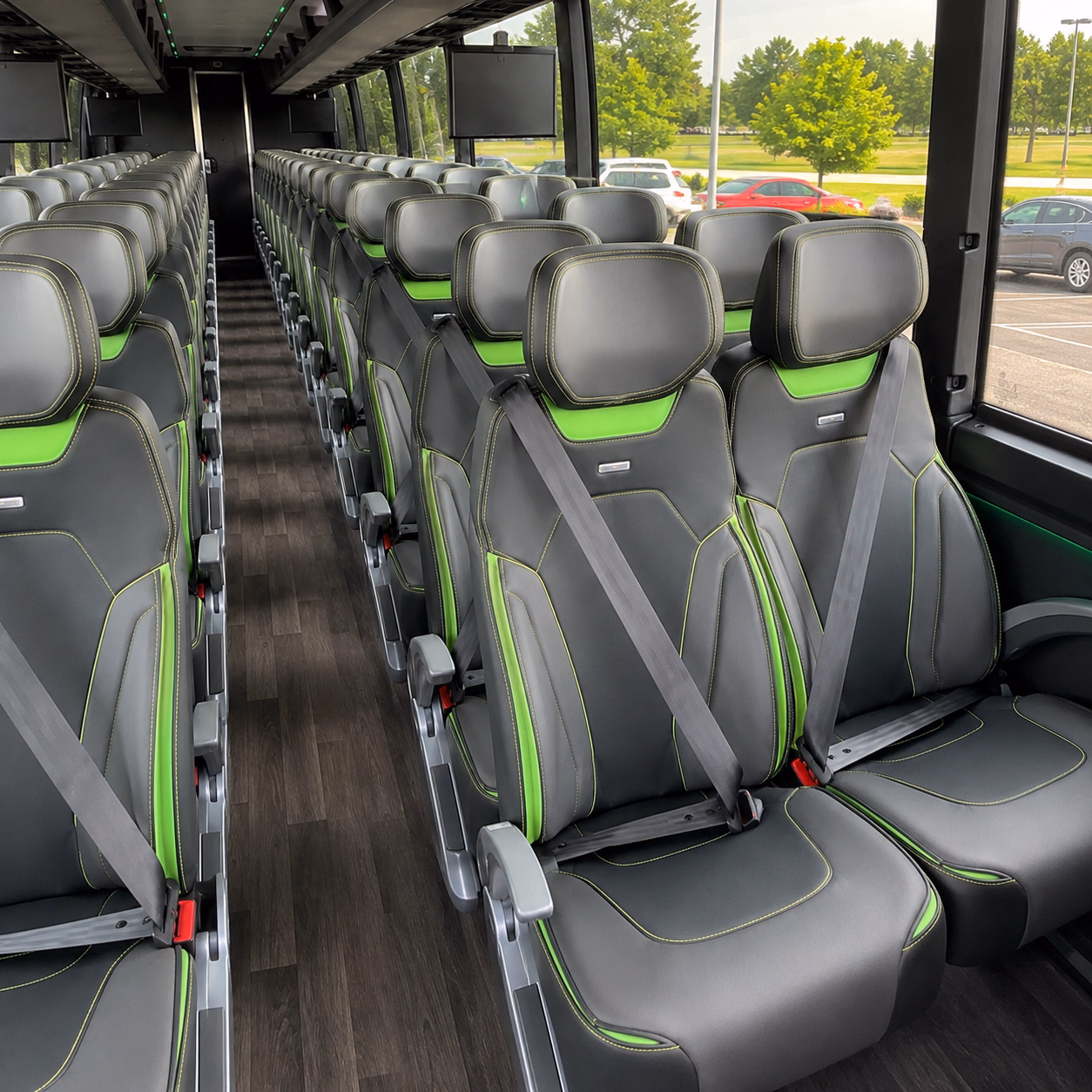cleveland charter bus services inside
